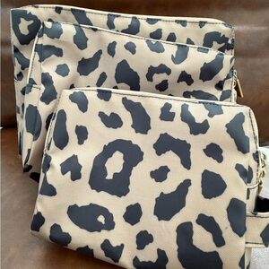 CALPAK Leopard Print Women's Bag Set
